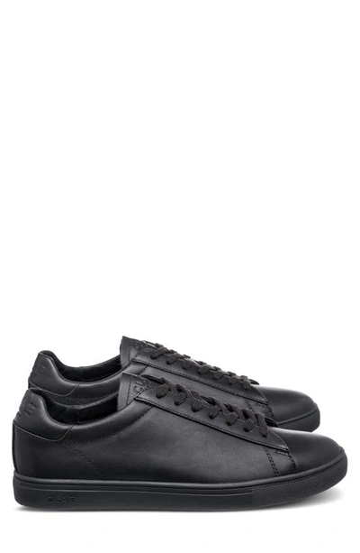 Clae Bradley Sneaker In Triple Black Leather