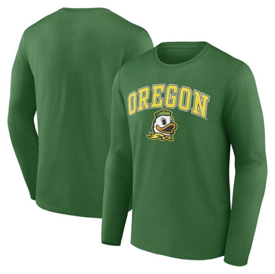 Shop Fanatics Branded Green Oregon Ducks Campus Long Sleeve T-shirt