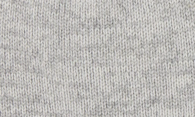 Shop Stewart Of Scotland Cashmere Two-tone Knit Beanie In Light Grey