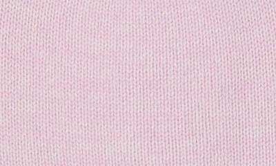 Shop Stewart Of Scotland Cashmere Two-tone Knit Beanie In Light Pink