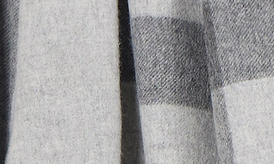 Stewart Of Scotland Cashmere Exploded Plaid Scarf In Grey
