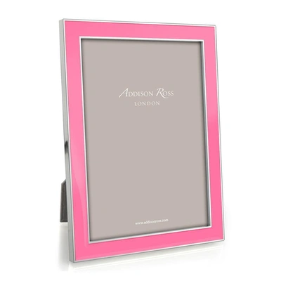Shop Addison Ross Ltd Electric Pink Enamel & Silver Frame