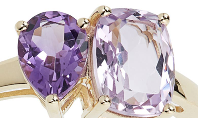 Bony Levy Blc 14k Gold Amethyst Statement Ring In 14k Yellow Gold