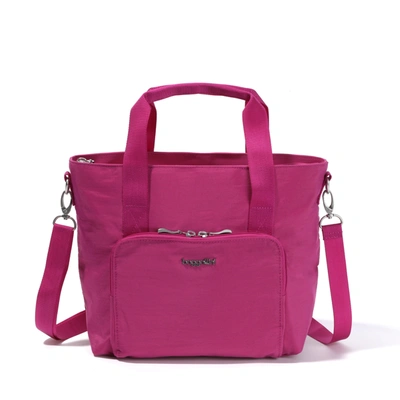 Shop Baggallini Women's Avenue Satchel Crossbody Bag In Pink