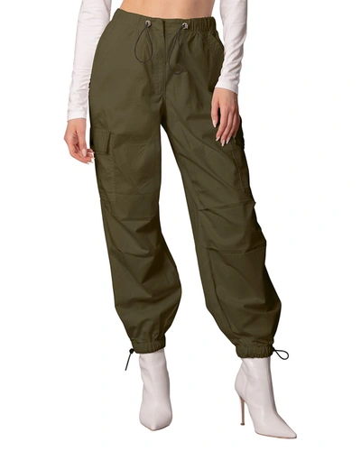 Shop Avec Les Filles Relaxed Cargo Pant In Green