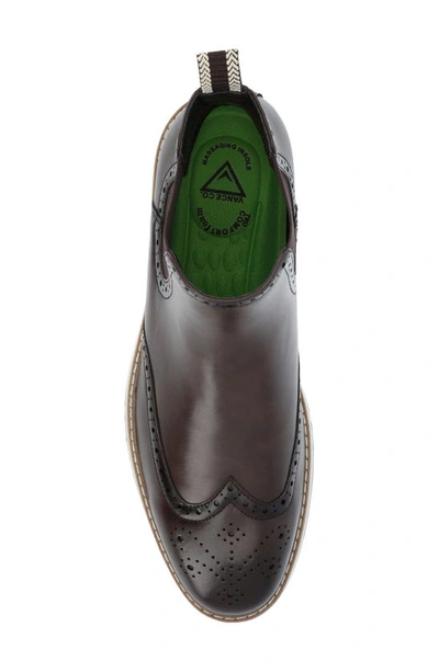 Vance Co. Mens Thorpe Flat Heel Chelsea Boots In Brown