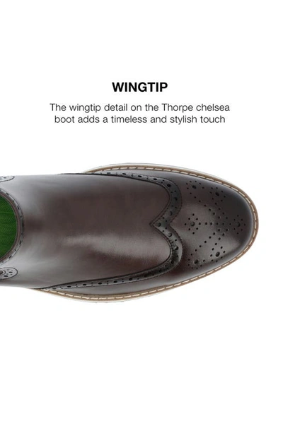 Vance Co. Mens Thorpe Flat Heel Chelsea Boots In Brown