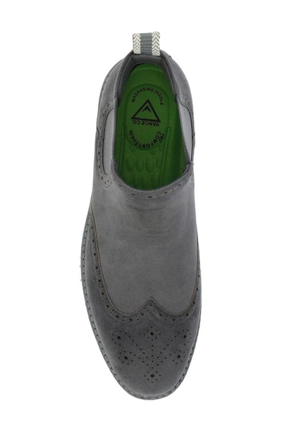 Vance Co. Thorpe Wingtip Chelsea Boot In Grey