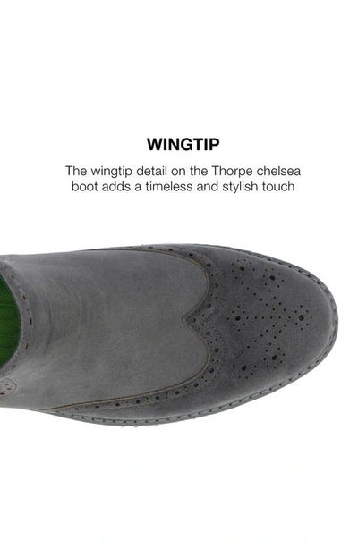 Vance Co. Thorpe Wingtip Chelsea Boot In Grey