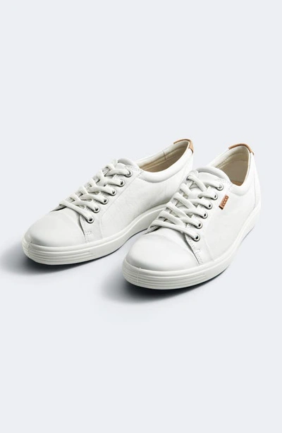 Shop Ecco Soft 7 Sneaker In Powder Leather