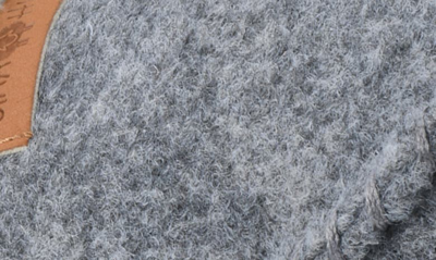 Gaahuu Faux Shearling Lined Slipper In Grey