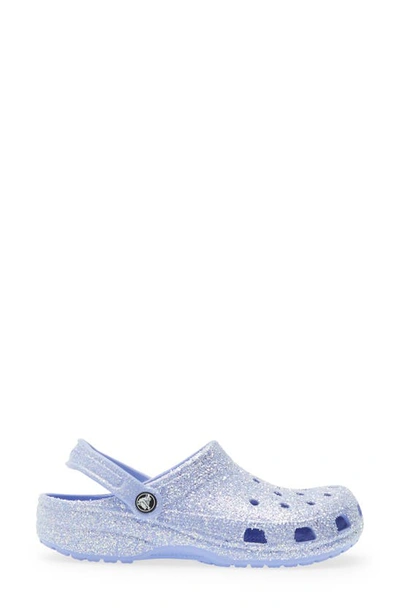 Shop Crocs Gender Inclusive Classic Glitter Clog In Moon Jelly