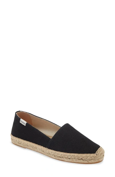 Shop Soludos Dali Espadrille Flat In Black