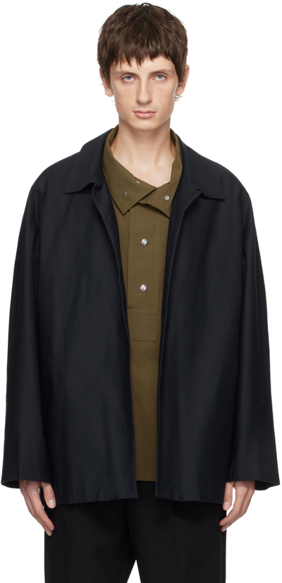 Shop Factor's Navy Half-raglan Jacket