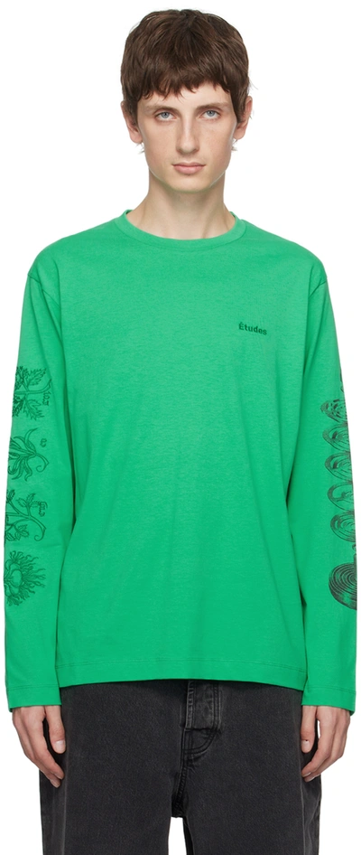 Shop Etudes Studio Green Batia Suter Edition Long Sleeve T-shirt In Mint