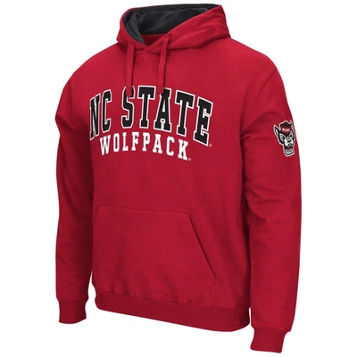Shop Colosseum Red Nc State Wolfpack Double Arch Pullover Hoodie