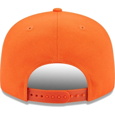 Shop New Era Orange Denver Broncos Icon 9fifty Snapback Hat