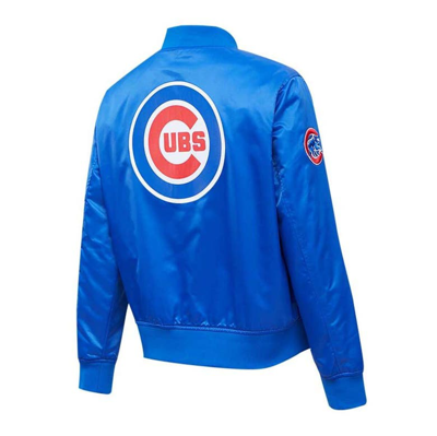 Shop Pro Standard Royal Chicago Cubs Satin Full-snap Varsity Jacket