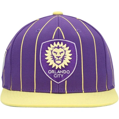 Shop Mitchell & Ness Purple Orlando City Sc Team Pin Snapback Hat