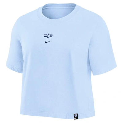 Shop Nike National Team Fearless Top In Light Blue