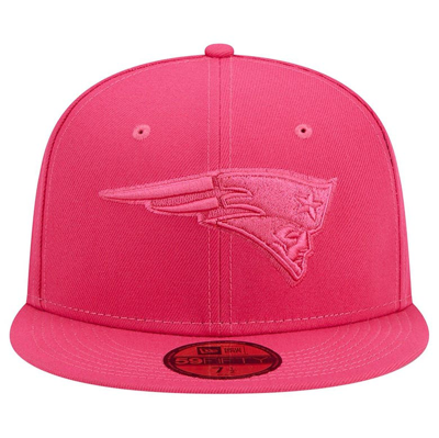 Shop New Era Pink New England Patriots Color Pack 59fifty Fitted Hat