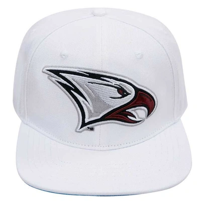 Shop Pro Standard White North Carolina Central Eagles Mascot Evergreen Wool Snapback Hat