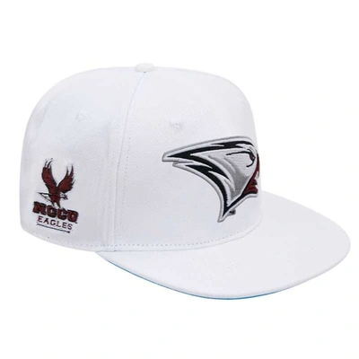 Shop Pro Standard White North Carolina Central Eagles Mascot Evergreen Wool Snapback Hat