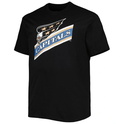 Shop Fanatics Branded Black Washington Capitals Big & Tall Special Edition 2.0 T-shirt