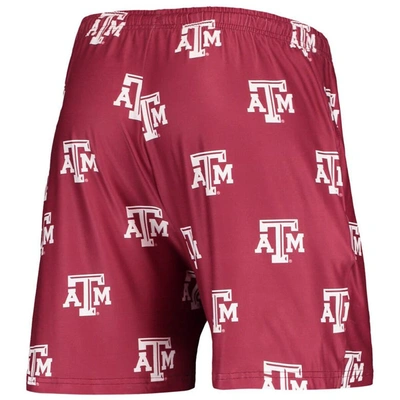 Concepts Sport Men's  Maroon Texas A&m Aggies Flagship Allover Print Jam Shorts In Maroon