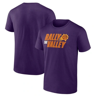 Shop Fanatics Branded Purple Phoenix Suns Hometown Collection Rally The Valley T-shirt