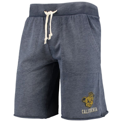 Shop Alternative Apparel Heathered Navy  Cal Bears Victory Lounge Shorts In Heather Navy