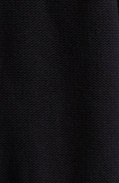 Shop Off-white Ow Maxi Logo Intarsia Crewneck Wool Sweater In Black White