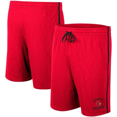 Shop Colosseum Red Louisville Cardinals Thunder Slub Shorts