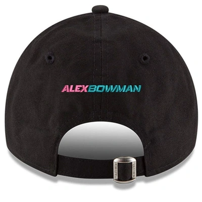 Shop New Era Black Alex Bowman Enzyme Washed 9twenty Adjustable Hat