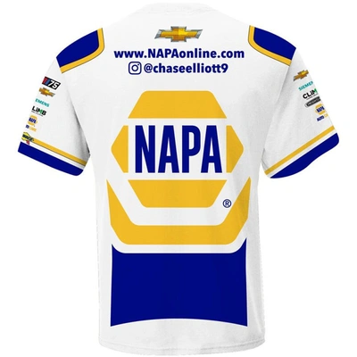 Shop Hendrick Motorsports Team Collection White Chase Elliott Napa Sublimated Team Uniform T-shirt