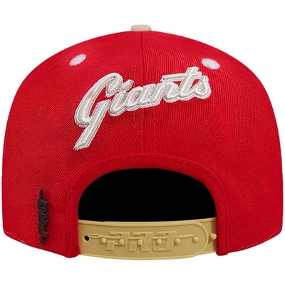 Shop Pro Standard White/red San Francisco Giants Strawberry Ice Cream Drip Snapback Hat