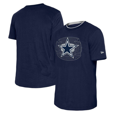 Shop New Era Navy Dallas Cowboys Stadium T-shirt