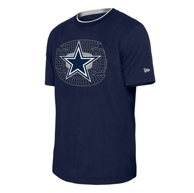 Shop New Era Navy Dallas Cowboys Stadium T-shirt