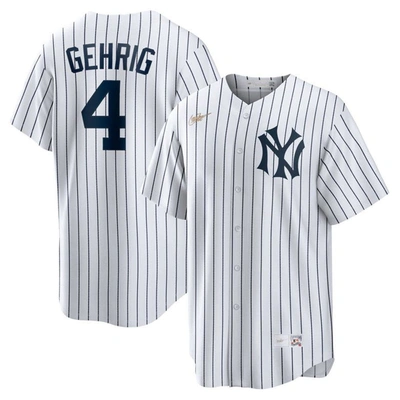 Shop Nike Lou Gehrig White New York Yankees Home Cooperstown Collection Player Jersey