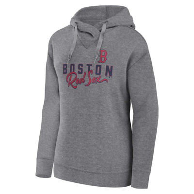 Shop Profile Heather Gray Boston Red Sox Plus Size Pullover Hoodie