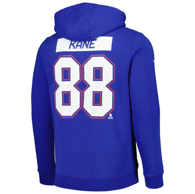 Shop Levelwear Patrick Kane Blue New York Rangers Name & Number Pullover Hoodie