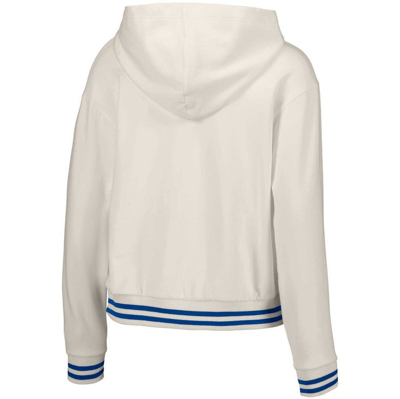 Shop Lusso White St. Louis Cardinals Magnolia Tri-blend Quarter-zip Hoodie