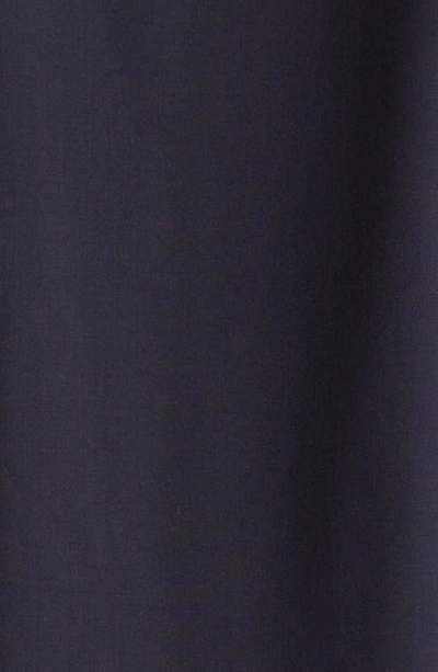 Thom Browne 4-bar Shirt In Light Wool In Dark Blue