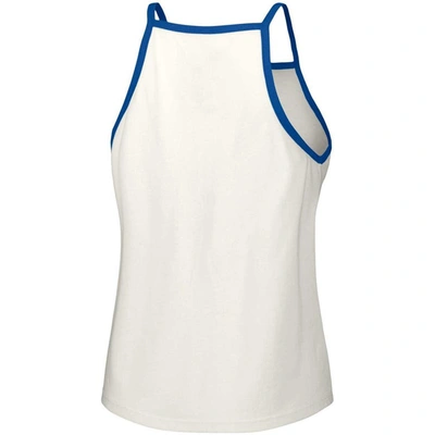 Shop Lusso White Chicago Cubs Nadine Halter Tank Top