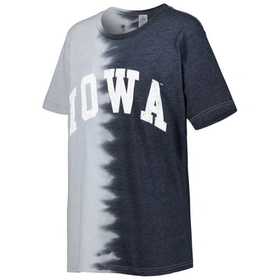 Shop Gameday Couture Black Iowa Hawkeyes Find Your Groove Split-dye T-shirt