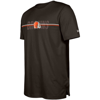 Shop New Era Brown Cleveland Browns 2023 Nfl Training Camp T-shirt