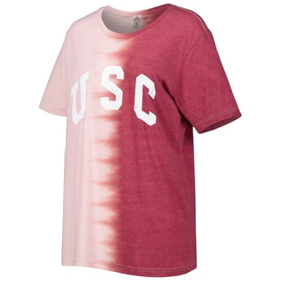 Shop Gameday Couture Cardinal Usc Trojans Find Your Groove Split-dye T-shirt