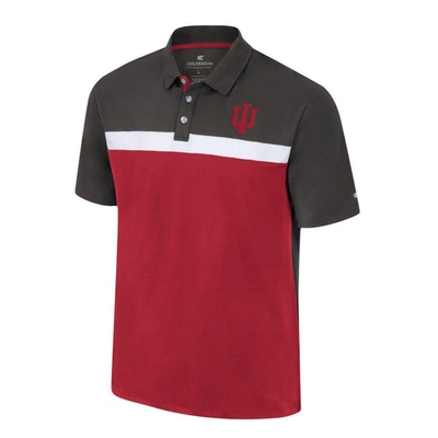 Shop Colosseum Charcoal Indiana Hoosiers Two Yutes Polo