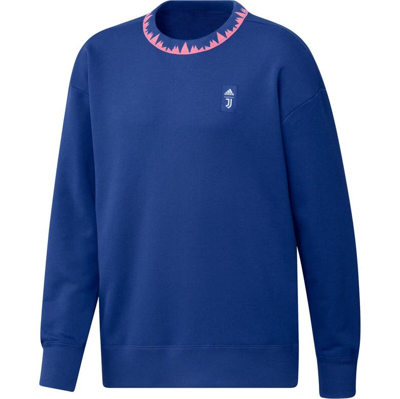 Shop Adidas Originals Adidas Blue Juventus Lifestyle Pullover Sweatshirt