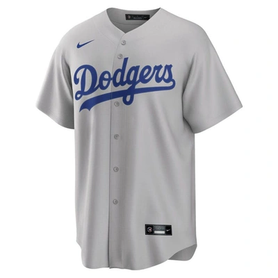Shop Nike Gray Los Angeles Dodgers Alternate Replica Team Jersey
